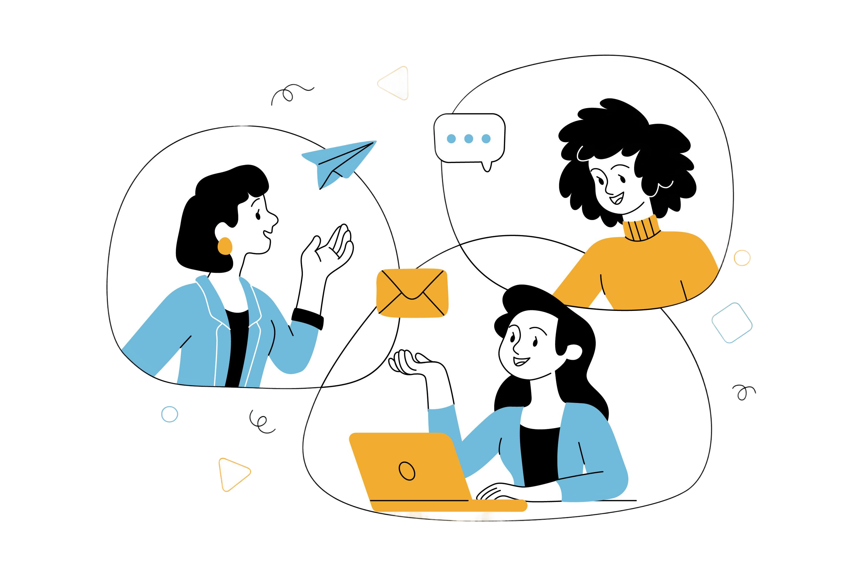 A kapcsolatfelvétel melletti design kép